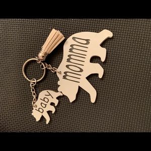 Mom and baby key chains plus other custom keychain